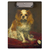 Porte-bloc Manet A King Charles Spaniel (Devant)