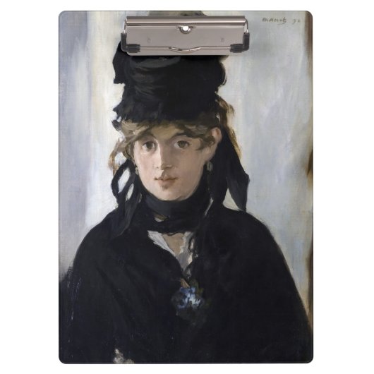 Porte-bloc Manet - Berthe Morisot with a bouquet of violets (Devant)