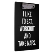 Porte-bloc Manger, s'entraîner et faire des siestes - Entraîn (Swatch)