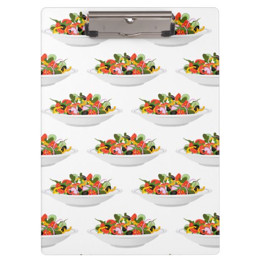 Porte-bloc Mangez plus de plantes frais motivation salade let (Devant)