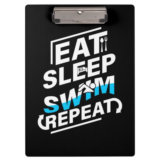 Porte-bloc Mangez Sleep Swim (Devant)