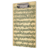 Porte-bloc Manuscrit de musique de violon de Bach Chaconne (Gauche)