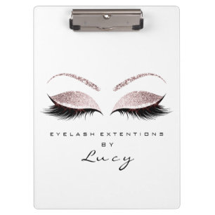 Porte-bloc Maquillage Artiste Beauté Lashes Parties scintill