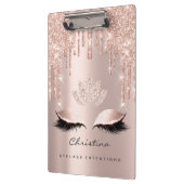 Porte-bloc Maquillage Artiste Brown Lashes de cire Étincelle  (Gauche)