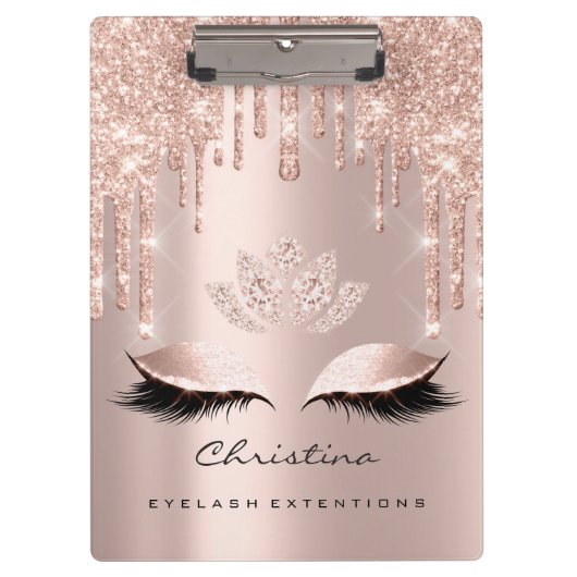 Porte-bloc Maquillage Artiste Brown Lashes de cire Étincelle  (Devant)