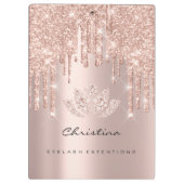 Porte-bloc Maquillage Artiste Lashes Spark Evénement Planner (Dos)