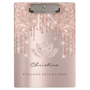 Porte-bloc Maquillage Artiste Lashes Spark Evénement Planner 