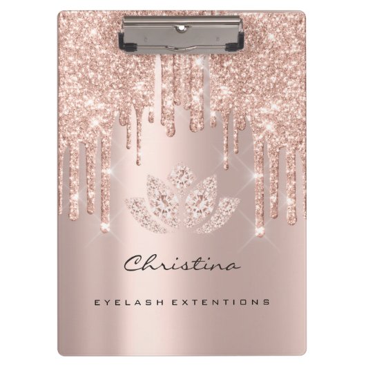 Porte-bloc Maquillage Artiste Lashes Spark Evénement Planner (Devant)