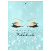 Porte-bloc Maquillage Beauty Studio Lashes Blue Gold (Dos)