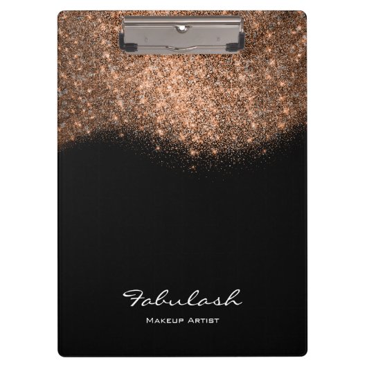 Porte-bloc Maquillage Beauty Studio Parties scintillant Rose  (Devant)