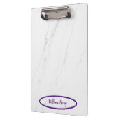 Porte-bloc Marbre blanc classique et fonctionnel (Gauche)