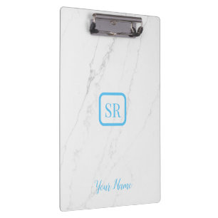 Porte-bloc Marbre Blanc Élégant pour une Prise de Notes Stylé