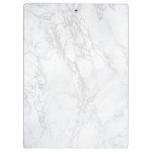 Porte-bloc Marbre blanc moderne avec bloc rose personnalisé (Dos)