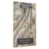 Porte-bloc Marbre Brown Beige Et Gris Motif (Swatch)