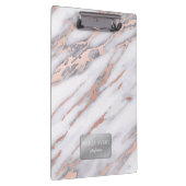 Porte-bloc Marbre de luxe Rose Gold Metallic Business (Swatch)