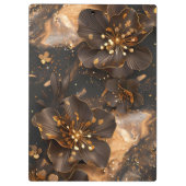 Porte-bloc Marbre et fleurs (Dos)