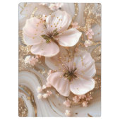 Porte-bloc Marbre et fleurs (Dos)