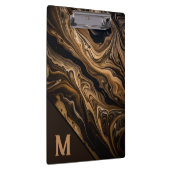 Porte-bloc Marbre Monogramme moderne (Swatch)