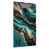 Porte-bloc Marbre Monogramme moderne (Swatch)