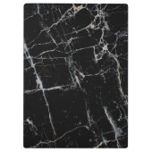 Porte-bloc marbre noir et blanc motif (Dos)