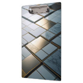 Porte-bloc Marbre Or Carreaux Luxe Géométrie (Gauche)