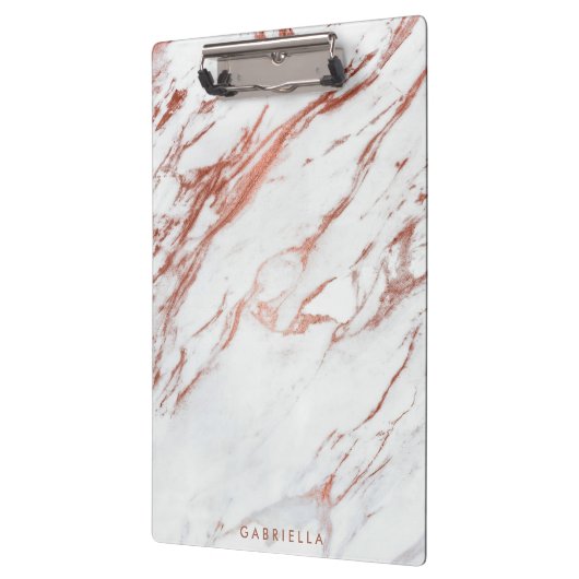 Porte-bloc Marbre or rose (Gauche)