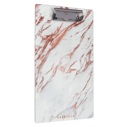 Porte-bloc Marbre or rose (Swatch)