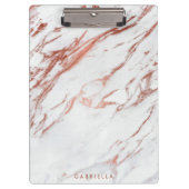 Porte-bloc Marbre or rose (Devant)