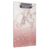 Porte-bloc Marbre rose customisé de blanc de parties (Swatch)