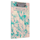 Porte-bloc Marbre rose et bleu classique (Swatch)