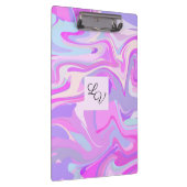 Porte-bloc Marbré rose violet Turquoise (Swatch)