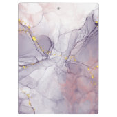 Porte-bloc Marbre violet et or (Dos)