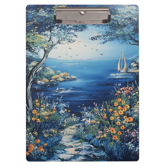 Porte-bloc Marche en bois (Devant)