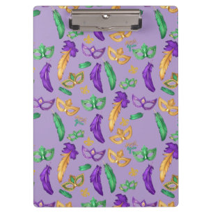 Porte-bloc Mardi gras coloré à motifs