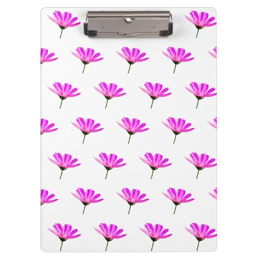 Porte-bloc Marguerite rose (Devant)