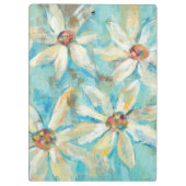 Porte-bloc Marguerites blanches sur le bleu (Dos)