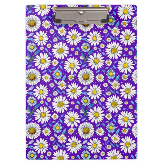 Porte-bloc Marguerites et Feuilles (Devant)