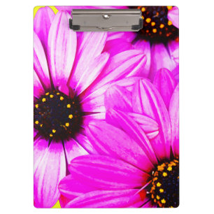 Porte-bloc Marguerites roses/pourpres - porte - bloc
