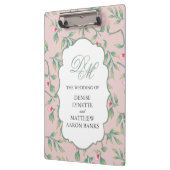 Porte-bloc Mariage botanique souple (Gauche)