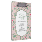 Porte-bloc Mariage botanique souple (Swatch)