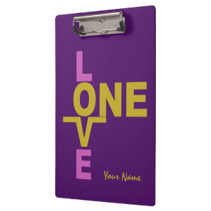 Porte-bloc Mariage Égalité / One Love porte - bloc personnali