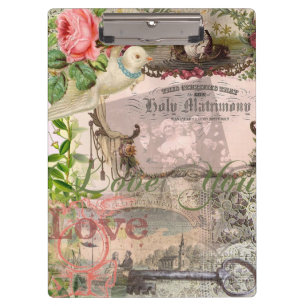 Porte-bloc Mariage Élégant Antique Vintage Mariage Élégant