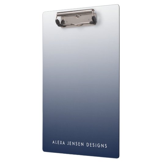 Porte-bloc Marine Gradient Ombre Personnalisé (Gauche)