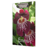 Porte-bloc Maroon Orchids II (Gauche)