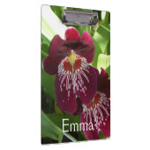Porte-bloc Maroon Orchids II (Swatch)