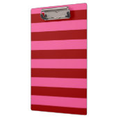 Porte-bloc Maroon Rouge rose rayures Design (Gauche)