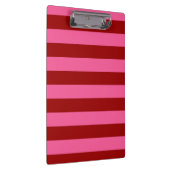 Porte-bloc Maroon Rouge rose rayures Design (Swatch)