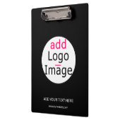 Porte-bloc Marque professionnelle personnalisable Noir (Gauche)