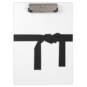 Porte-bloc Martial Arts Black Belt Clip Board