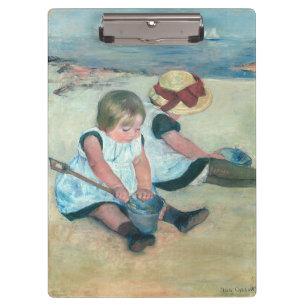 Porte-bloc Mary Cassatt - Enfants jouant sur la plage